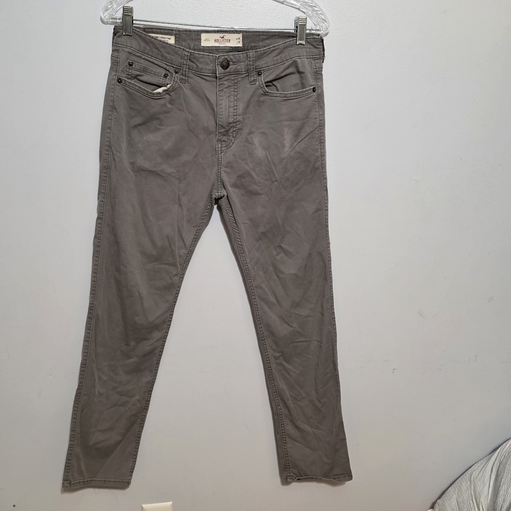 Hollister Men's Slim Straight Gray Jeans 29x30